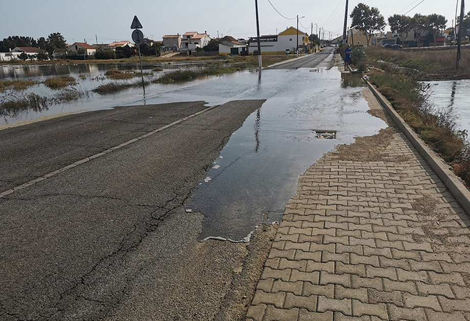 Inundacao Estuariana Estrada De Santo Ovideo 2024 Com Agua 10